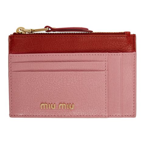 card holder miu miu